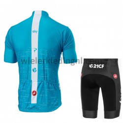 Wielershirt en Kort Fietsbroek 2018 Team Sky M002