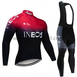 Wielershirt Lange Mouw en Lange Koersbroek 2019 TEAM INEOS M001