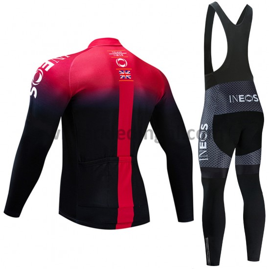 Wielershirt Lange Mouw en Lange Koersbroek 2019 TEAM INEOS M001