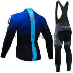 Wielershirt Lange Mouw en Lange Koersbroek 2019 TEAM INEOS M002