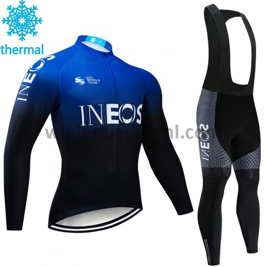 Wielershirt Lange Mouw en Lange Koersbroek 2019 TEAM INEOS Winter M002 Wielershirt Lange Mouw en Lange Koersbroek 2019 TEAM INEOS Winter M002