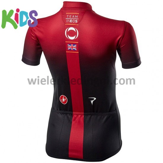 Wielershirt en Kort Fietsbroek 2020 TEAM INEOS Kind M001