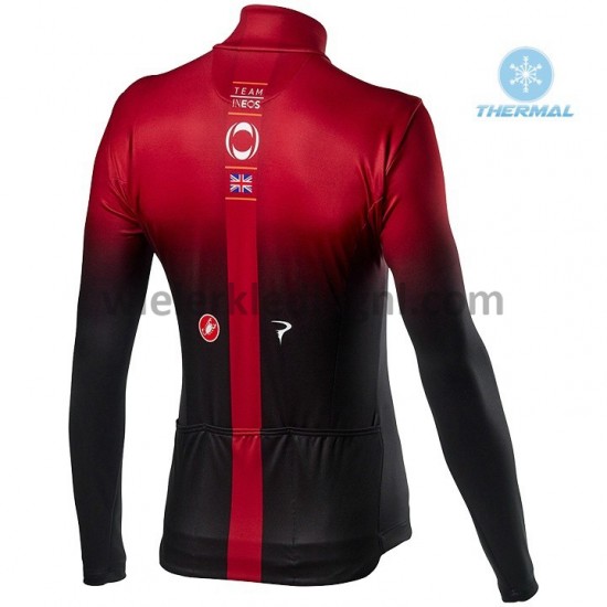 Wielershirt Lange Mouw en Lange Koersbroek 2020 TEAM INEOS Winter M001