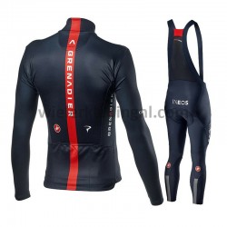Wielershirt Lange Mouw en Lange Koersbroek 2021 Ineos Grenadiers M001