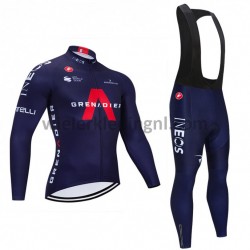 Wielershirt Lange Mouw en Lange Koersbroek 2021 Ineos Grenadiers M003