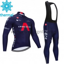 Wielershirt Lange Mouw en Lange Koersbroek 2021 Ineos Grenadiers Winter M003