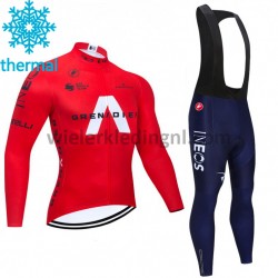 Wielershirt Lange Mouw en Lange Koersbroek 2021 Ineos Grenadiers Winter M005