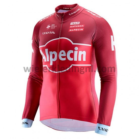 Lange Mouw Wielershirt 2017 Team Katusha-Alpecin M001