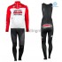 Wielershirt Lange Mouw en Lange Koersbroek 2018 Lotto Soudal Winter M001