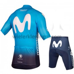Wielershirt en Kort Fietsbroek 2018 Movistar Team Kind M001