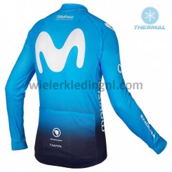Wielershirt 2018 Movistar Team Winter M001