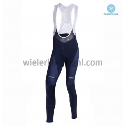 Wielershirt Lange Mouw en Lange Koersbroek 2019 Movistar Team Winter M001