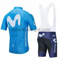 Wielershirt en Kort Koersbroek 2020 Movistar Team M001