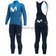 Wielershirt Lange Mouw en Lange Koersbroek 2020 Movistar Team Winter M001 Wielershirt Lange Mouw en Lange Koersbroek 2020 Movistar Team Winter M001