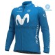 Wielershirt Lange Mouw en Lange Koersbroek 2020 Movistar Team Winter M001