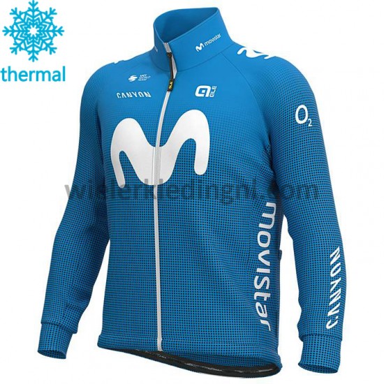 Wielershirt 2020 Movistar Team Winter M001