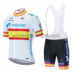 Wielershirt en Kort Koersbroek 2020 Movistar Team M002