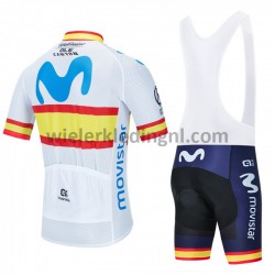 Wielershirt en Kort Koersbroek 2020 Movistar Team M002