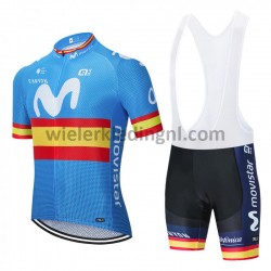 Wielershirt en Kort Koersbroek 2020 Movistar Team M003