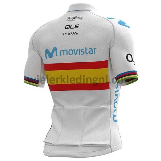 Wielershirt en Kort Koersbroek 2020 Movistar Team M004