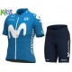Wielershirt en Kort Fietsbroek 2021 Movistar Team Kind M001