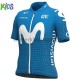 Wielershirt en Kort Fietsbroek 2021 Movistar Team Kind M001