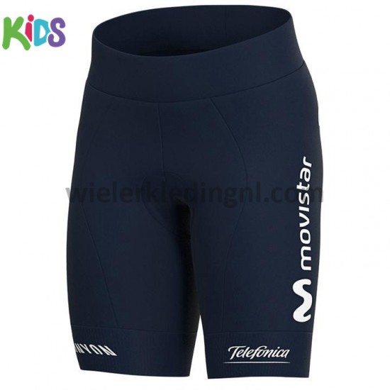 Wielershirt en Kort Fietsbroek 2021 Movistar Team Kind M001