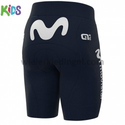 Wielershirt en Kort Fietsbroek 2021 Movistar Team Kind M001