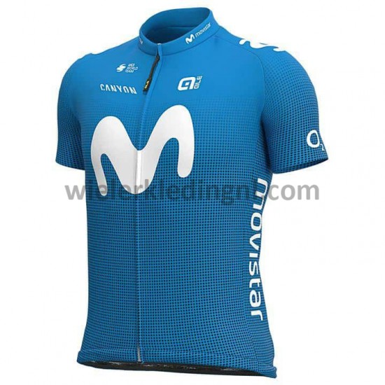 Wielershirt en Kort Koersbroek 2021 Movistar Team M001