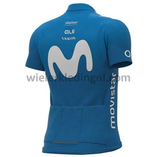 Wielershirt en Kort Koersbroek 2021 Movistar Team M001