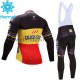 Wielershirt Lange Mouw en Lange Koersbroek 2017 Quick-Step Floors Winter M002