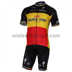 Wielershirt en Kort Koersbroek 2017 Quick-Step Floors M006