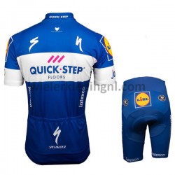 Wielershirt en Kort Fietsbroek 2018 Quick Step Floors Kind M001