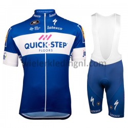 Wielershirt en Kort Koersbroek 2018 Quick Step Floors M001