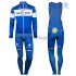 Wielershirt Lange Mouw en Lange Koersbroek 2018 Quick Step Floors Winter M001