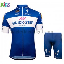 Wielershirt en Kort Fietsbroek 2018 Quick Step Floors M001