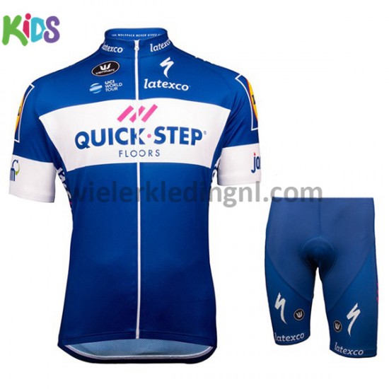 Wielershirt en Kort Fietsbroek 2018 Quick Step Floors M001