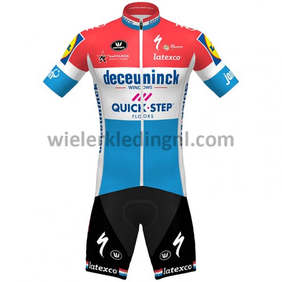 Wielershirt en Kort Koersbroek 2020 Quick-Step Floors M002