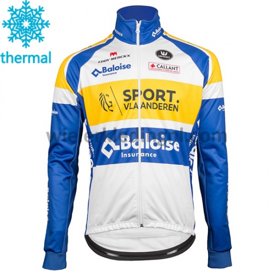 Wielershirt Lange Mouw en Lange Koersbroek 2018 Sport Vlaanderen-Baloise Winter M001