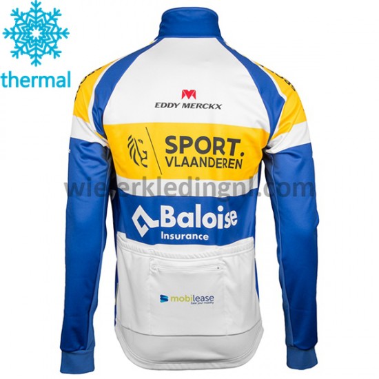 Wielershirt Lange Mouw en Lange Koersbroek 2018 Sport Vlaanderen-Baloise Winter M001