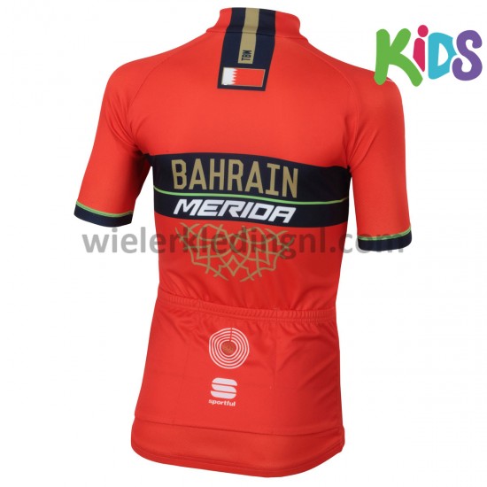 Wielershirt 2018 Bahrain Merida Kind M001