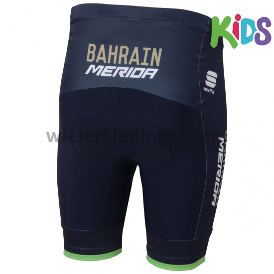 Kort Fietsbroek 2018 Bahrain Merida Kind M001