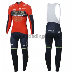 Wielershirt Lange Mouw en Lange Koersbroek 2018 Bahrain Merida M001