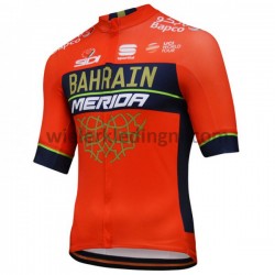 Wielershirt 2018 Bahrain Merida M001