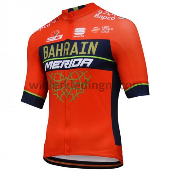 Wielershirt 2018 Bahrain Merida M001