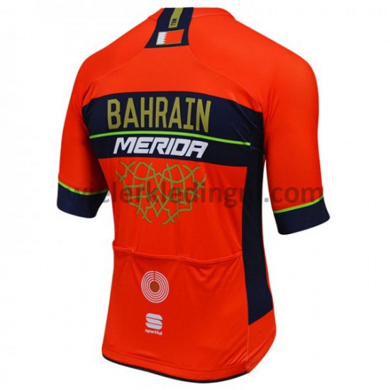 Wielershirt 2018 Bahrain Merida M001