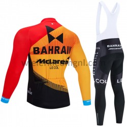 Lange Mouw Wielershirt 2020 Team Bahrain McLaren M001
