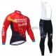 Wielershirt Lange Mouw en Lange Koersbroek 2021 Team Bahrain Victorious M001