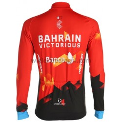 Lange Mouw Wielershirt 2021 Team Bahrain Victorious M001