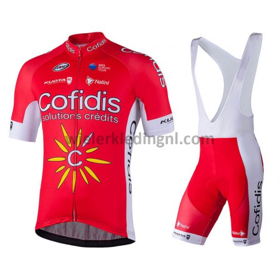 Wielershirt en Kort Koersbroek 2018 Cofidis Pro Team M001